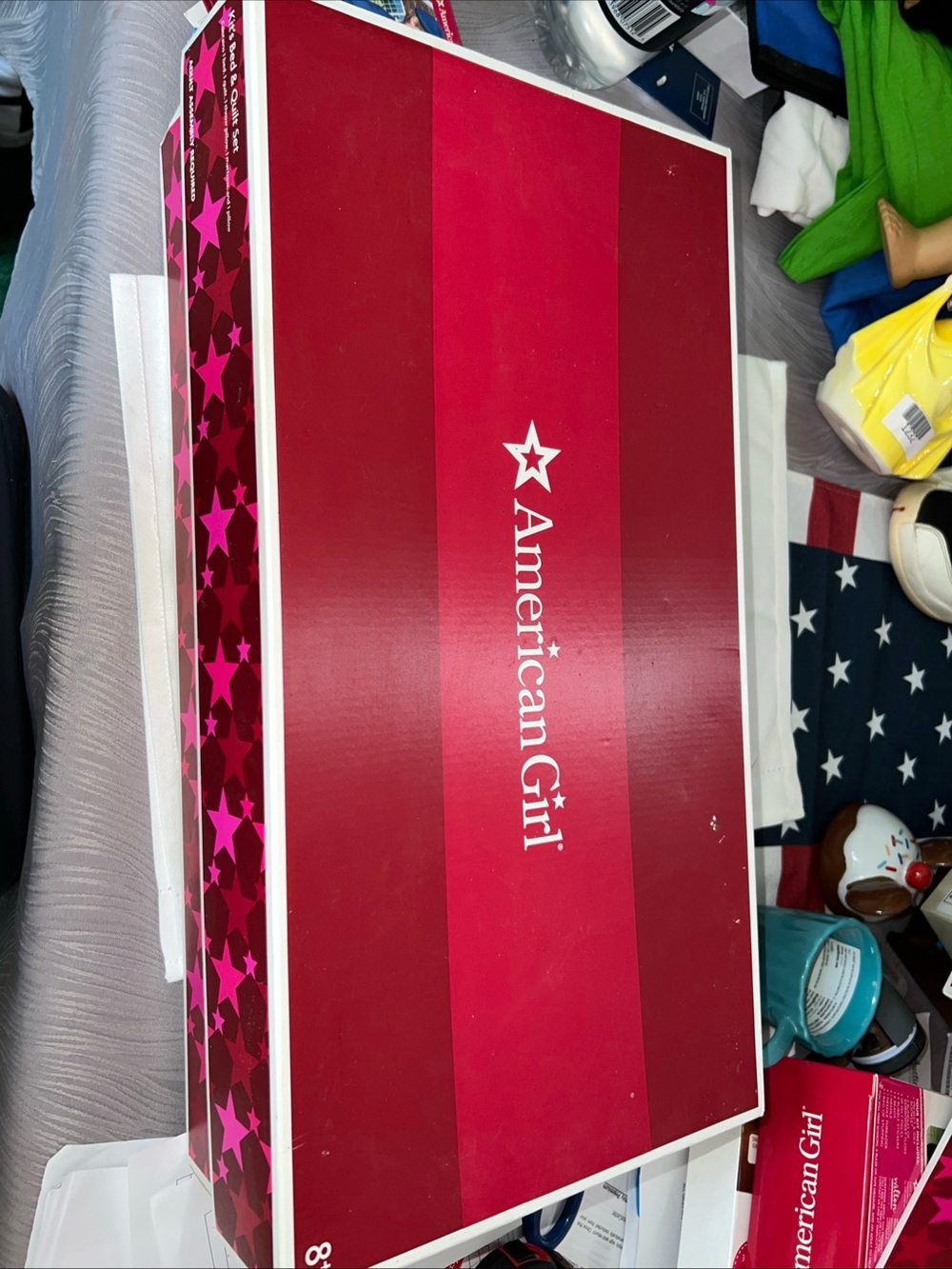 American Girl Kit’s Bed & Quilt Set Empty Original Box Only Replacement Box